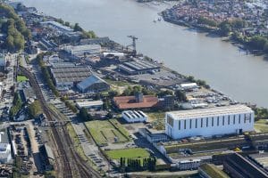 Bas-Chantenay - Vue sur la Loire et industries