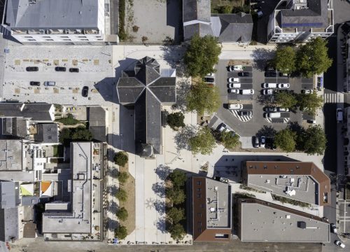 Le nouveau Centre-Bourg d'Erdre Porterie - © Valéry Joncheray