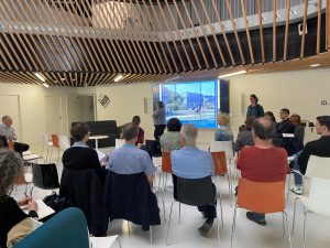 L'Open Café à al Chantrerie, vendredi 7 juin en présence des élus de quartier © Nantes Métropole Aménagement