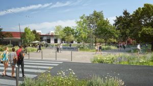 Un nouveau de coeur de quartier pour la Chantrerie © Atelier up+ Groupe Keran