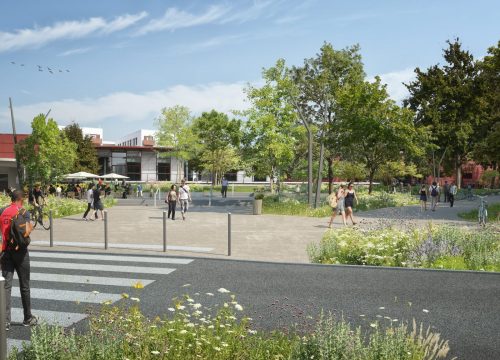 Un nouveau de coeur de quartier pour la Chantrerie © Atelier up+ Groupe Keran