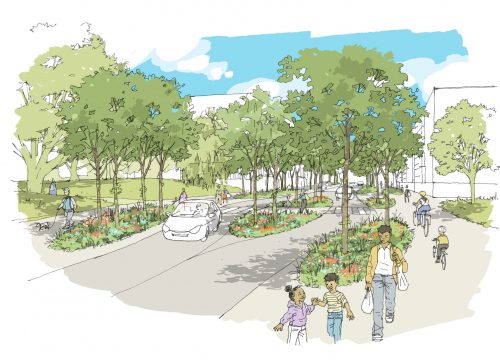 De nouveaux espaces publics plus verts et plus sécurisés © Colas Vienne
