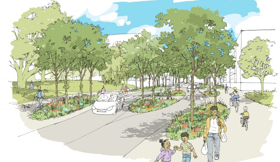 De nouveaux espaces publics plus verts et plus sécurisés © Colas Vienne