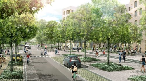 Illustration ©GLGIMAGESPAYSAGES et Jacqueline Osty : rue de la Bottière